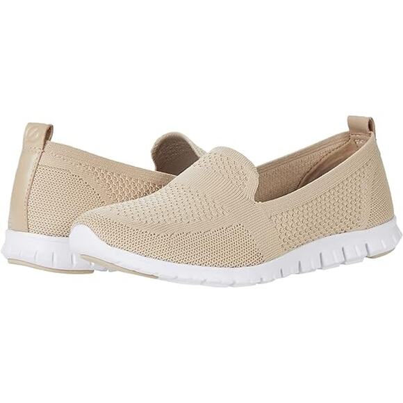 Women's Cream Slip-On Sneakers - Picture 2 of 7